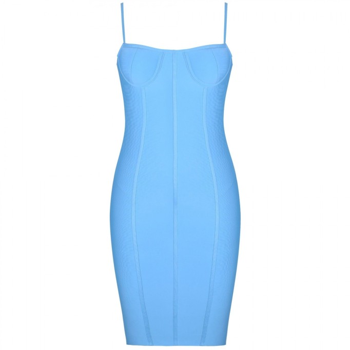 Plus Size Over Knee Bandage Dress DF0703