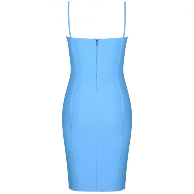 Plus Size Over Knee Bandage Dress DF0703