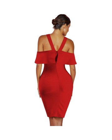 Sexy Backless Bandage Dress PPHQ218