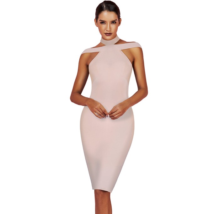 Backless Sleeveless Bandage Dress PPHB720