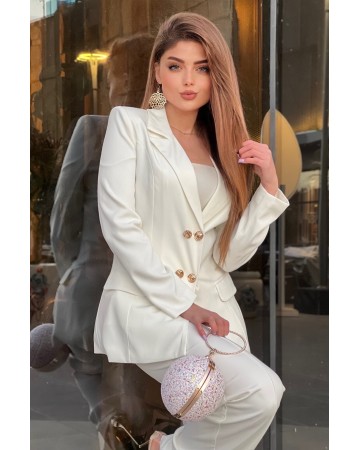 Double Breasted Blazer&Pants Suit