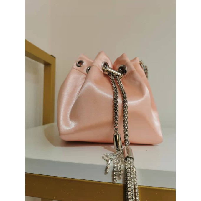 Satin Fringe Fashion Bucket Bag