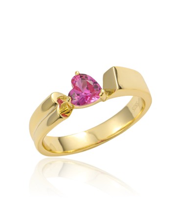 Hand Crafted Aura Heartshaped Diamond Ring