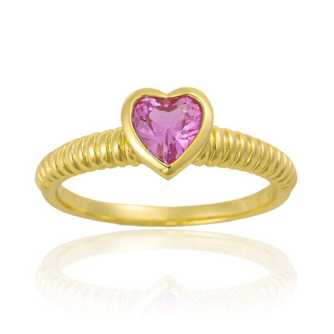 Hand Crafted Sophia Spiral Ruby Ring