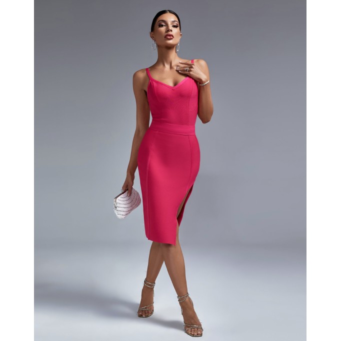 Classics Strappy Midi Bandage Dress