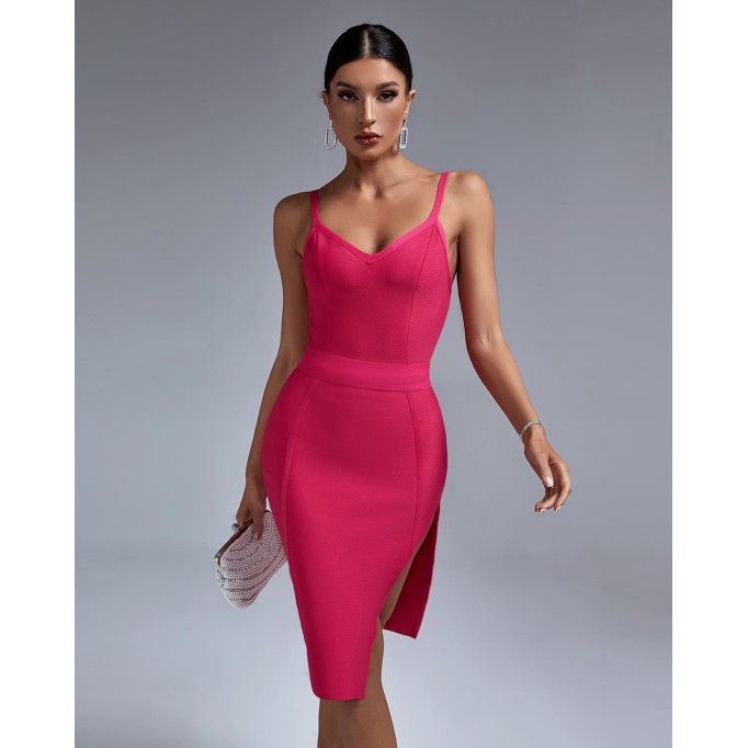 Classics Strappy Midi Bandage Dress