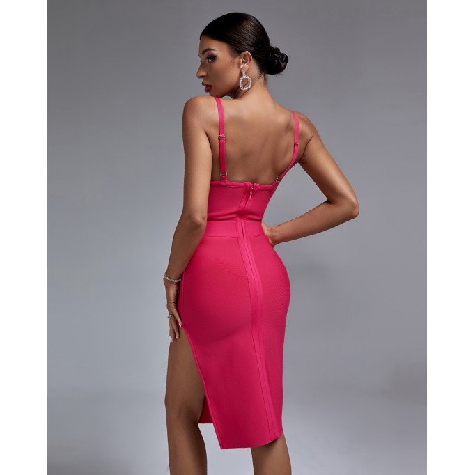 Classics Strappy Midi Bandage Dress