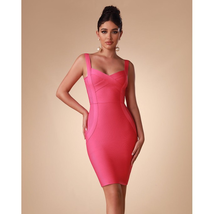 Blush Rose Classic Bandage Dress