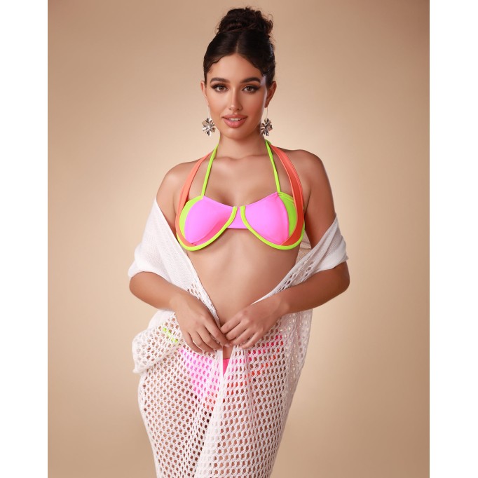 White Tassel Cutout Sexy Beach Cover