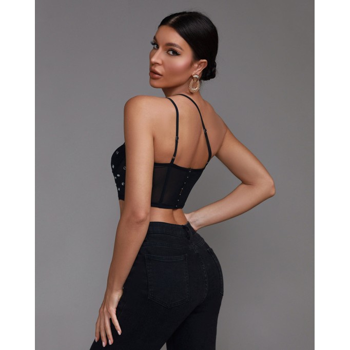 One Shoulder Corset Top