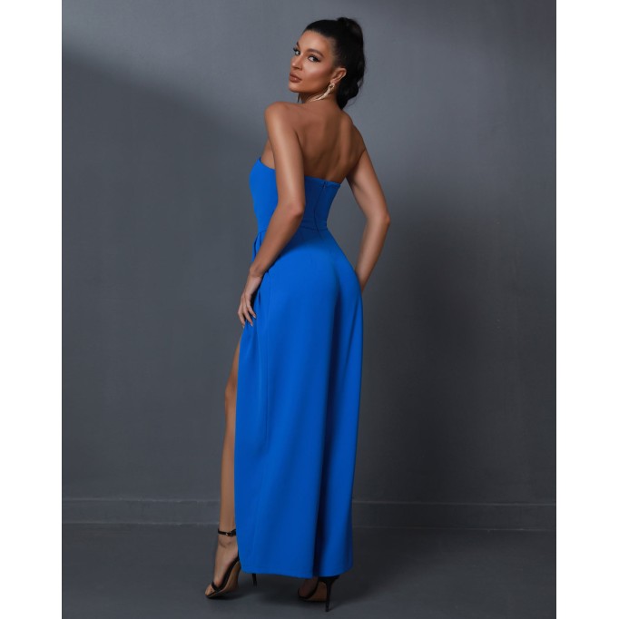 Backless Split Wide Leg Jumpsuit