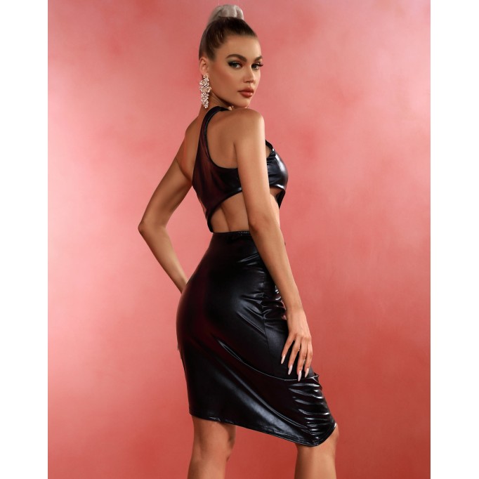 One-shoulder Cutout Bodycon Dress