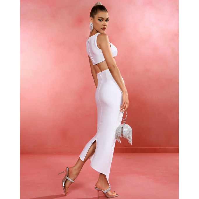 Sexy Cutout Bandage Two Piece Set