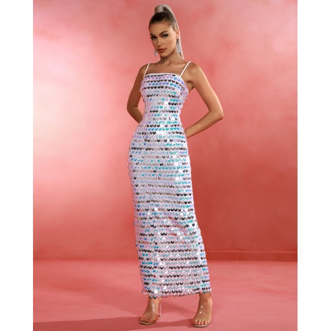 Phoenix Sequin-embellished Long Dress